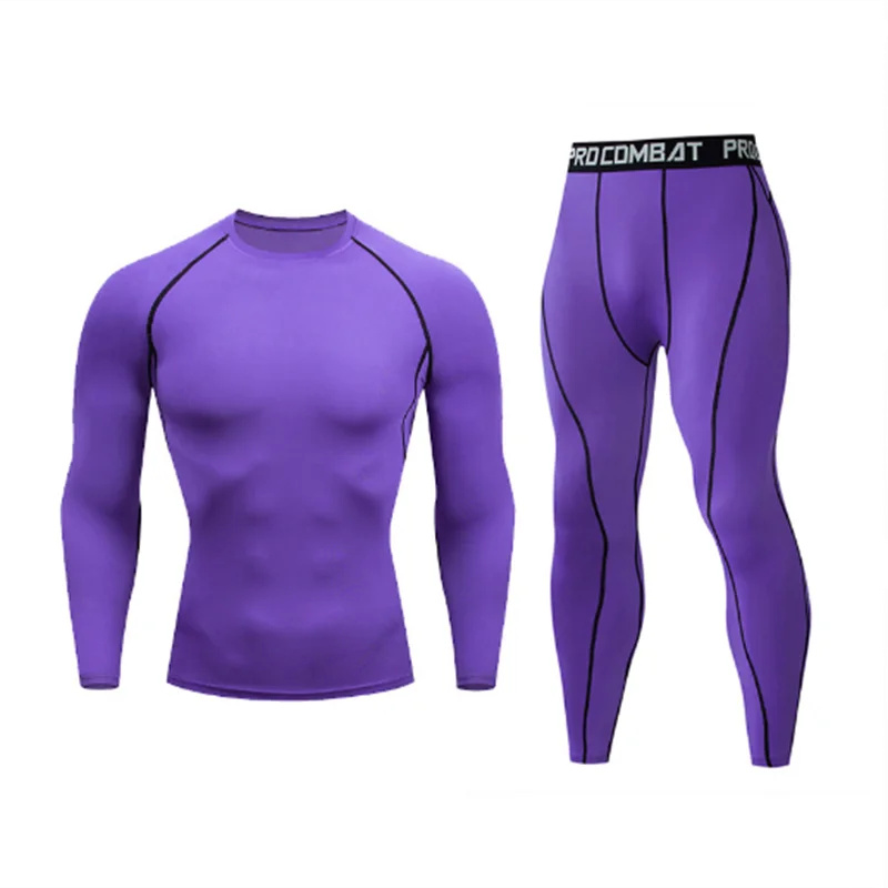 Compression Long Pant - Compressiepak voor heren, strak T-shirt met